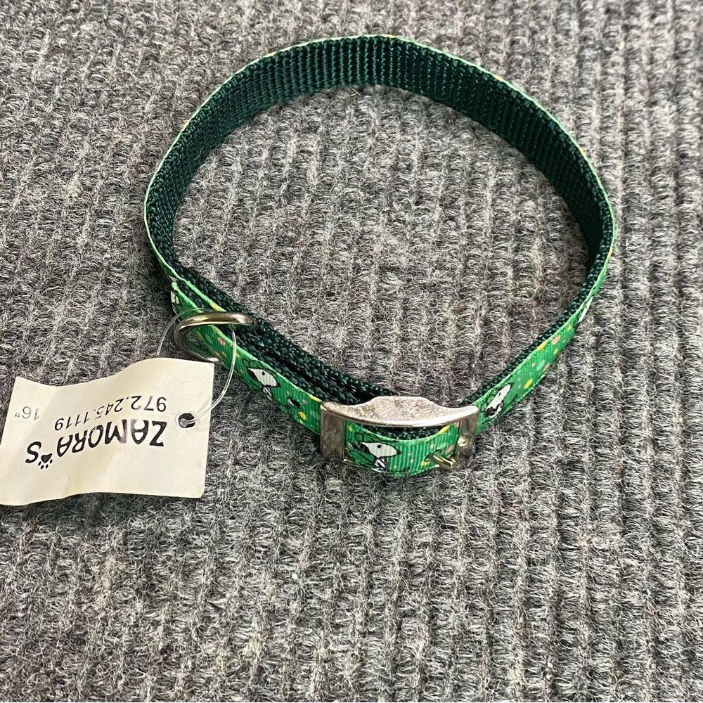 Snoopy Golf 16” Dog Collar